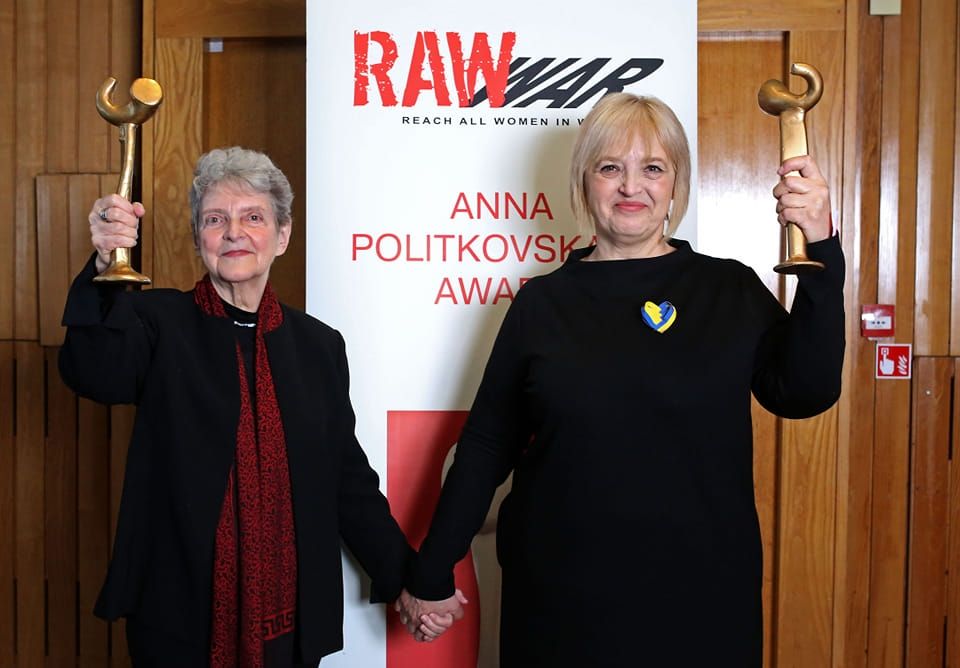 Ганнушкина и Соколова на вручении премии