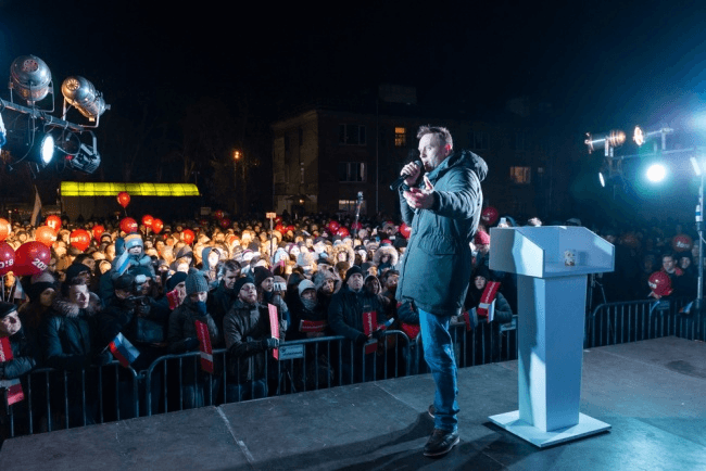 Навальный в Перми, фото: Никита Козлов