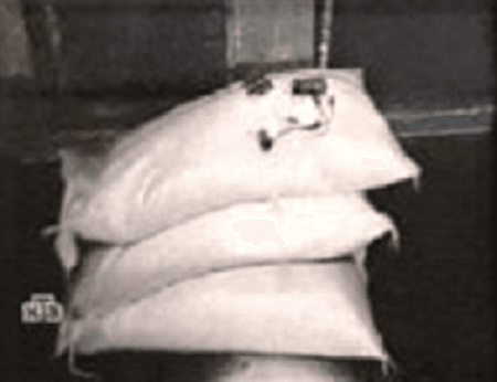 тот самый «рязанский сахар», кадр из репортажа НТВ