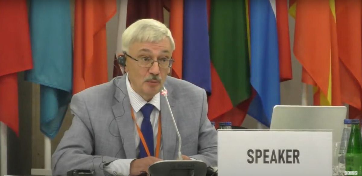 Выступление Олега Орлова на конференции ОБСЕ